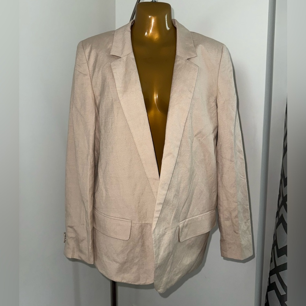 NWT Ann Taylor Factory Linen Blend Blazer – Size 12